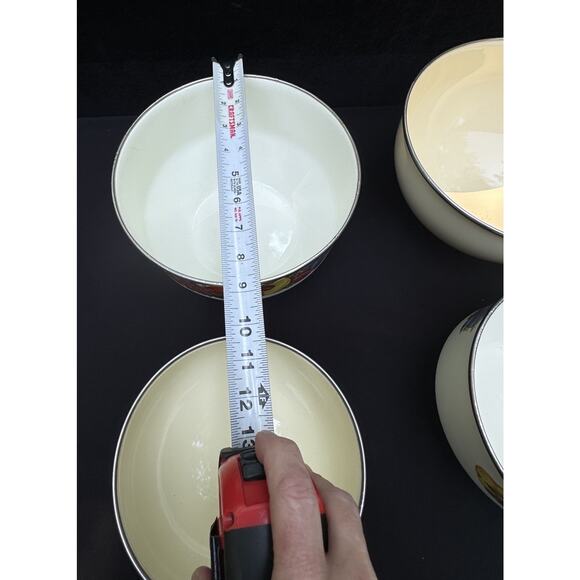 Vintage Metro Vitroceramic Bowls Set of 4 - Picture 5 of 16